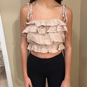 Cute Ruffled crop top